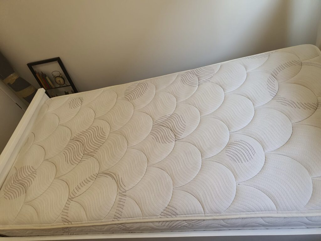 After: Pillow-top mattress stains
